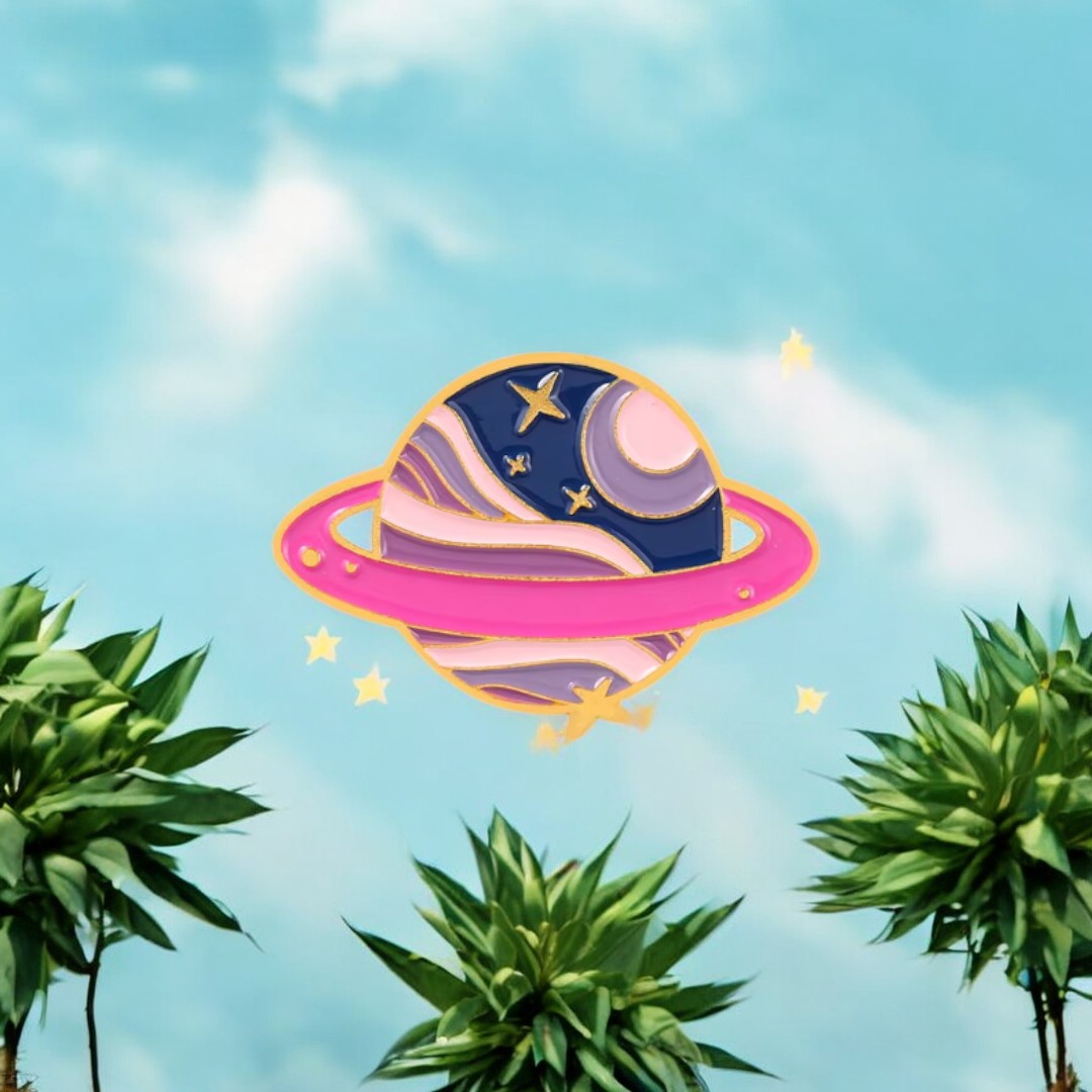 Starry Planet Pin