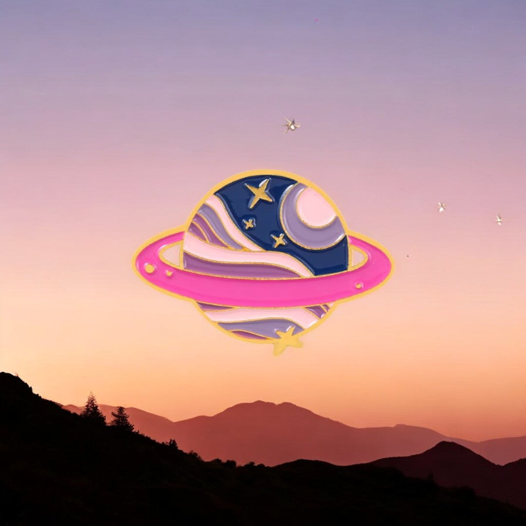 Starry Planet Pin